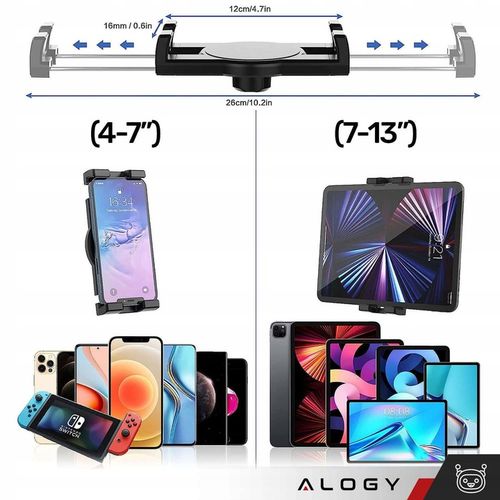 Uchwyt na Telefon Tablet do Samochodu Kokpit Szybę Mocny Deskę Samochodowy na Arena.pl