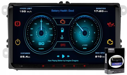 RADIO NAWIGACJA GPS ANDROID VW TOURAN 2003-2015 WIFI CARPLAY 4/64GB na Arena.pl