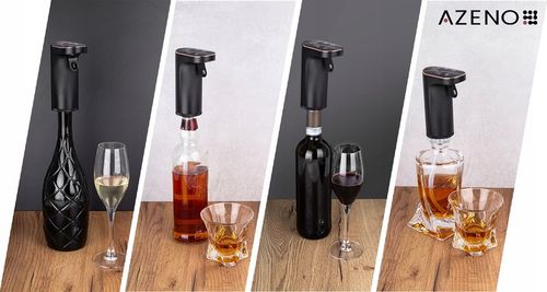 DOZOWNIK NALEWAK DO ALKOHOLU ELEKTRYCZNY DO WÓDKI WHISKEY WINA Z AERATOREM na Arena.pl
