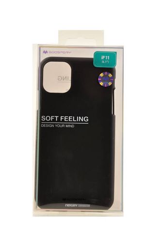Etui Mercury Goospery Soft Feeling do APPLE iPhone 11 czarny na Arena.pl