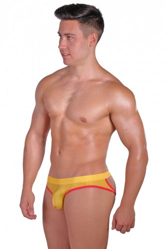 Jockstrap WJ Air Mesh Yellow XL na Arena.pl
