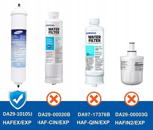 2x Filtr wody Samsung DA29-10105J HAFEX/EXP do Lodówki Zewnętrzny na Arena.pl