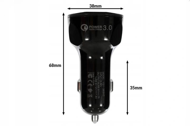 Ładowarka Samochodowa USB do Telefonu Tableta zdjęcie 1