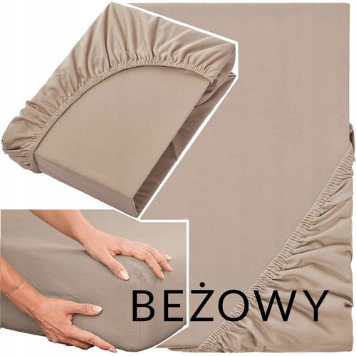Prześcieradło 100% Bawełna CZESANA 200x200 + 30cm z GUMKĄ na wysoki na Arena.pl