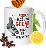 Kubek Dla Adriana Kolegi Przyjaciela Męża Z Nadrukiem Prezent Biały 330Ml