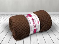 Koc żakardowy AMORRO/MLECZNA CZEKOLADA/150x200