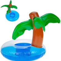 PODSTAWKA POD KUBEK DMUCHANA PŁYWAJĄCA plaża palma