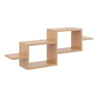 Półka ścienna, wisząca, 95x18x35 cm, buk, mat | TYLETEGOTU