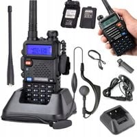 Baofeng UV-5R KRÓTKOFALÓWKA RADIOTELEFON WALKIE TALKIE SKANER Radio FM