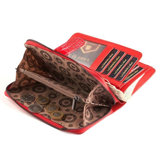 elegancki zestaw upominkowy dla kobiet w czerwonym kolorze - peterson na Arena.pl