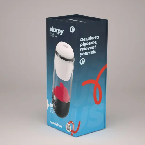 crushious slurpy 2w1 lick & vibro system transparentny 22 cm na Arena.pl