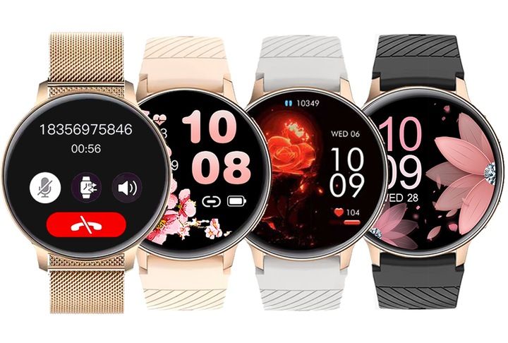 SMARTWATCH ZEGAREK DAMSKI POLSKIE MENU ROZMOWY WIADOMOŚCI 4 PASKI zdjęcie 9