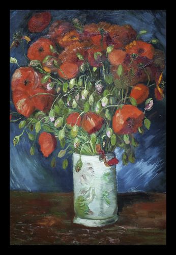Plakat 20x30cm Vase with Poppies, Van Gogh Vintage do Salonu na Arena.pl