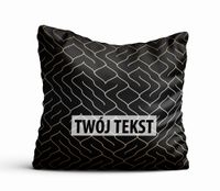 Poduszka Dekoracyjna GEOMETRYCZNA  z Twoim napisem G06