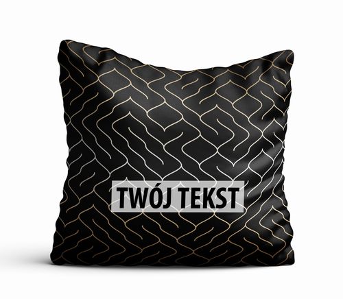 Poduszka Dekoracyjna GEOMETRYCZNA  z Twoim napisem G06 na Arena.pl