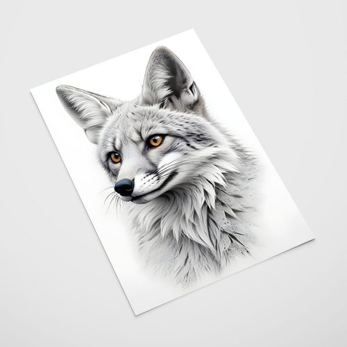 Plakat lis szkic 50x70 cm na Arena.pl