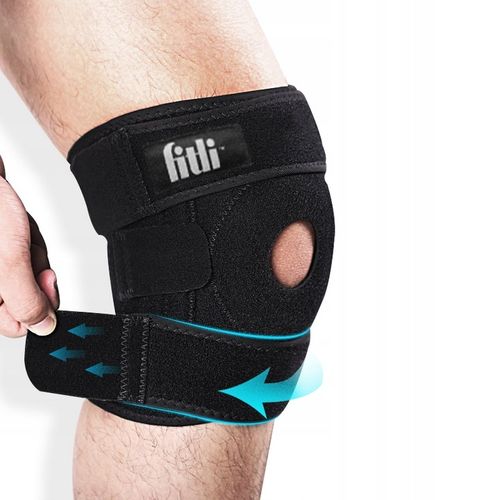 ORTEZA KOLANA Stabilizator z Usztywnieniem OPASKA STAWU KOLANOWEGO RZEPKI na Arena.pl