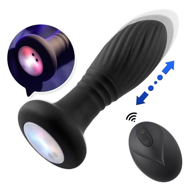 Lighting Anal Plug Black zdjęcie 2