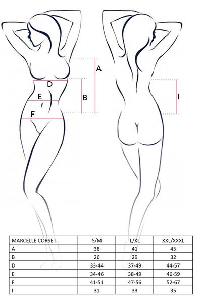 Bielizna-Marcelle Corset White S/M - Casmir zdjęcie 3