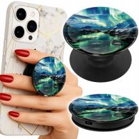 Uchwyt do telefonu Popsocket na palce/stojak ALASKA ZORZA POLARNA STAWIK