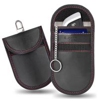Etui RFID Tech-Protect KLR100 Blokada Keyless Czarno-Czerwone