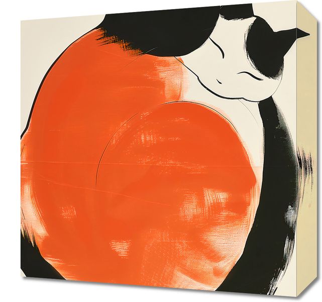 Obraz 40x40cm Yin i Yang Kotów zdjęcie 1