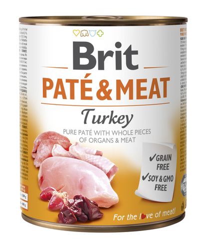 Brit Pate & Meat Turkey 800g na Arena.pl