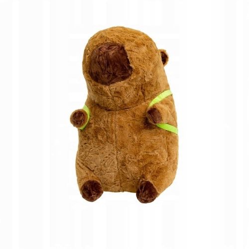 MASKOTKA KAPIBARA Z PLECAKIEM ŻÓŁW PLUSZAK DUŻY XXL 40CM PLUSZOWY MIŚ na Arena.pl