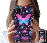 ETUI DO XIAOMI REDMI 9C - KOLOROWY MOTYLEK SERCE MODNE WZORY CASE