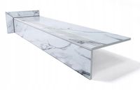 BIAŁY MARMUR płytki schodowe 160x30 mrozoodporne gres WYSOKI POŁYSK