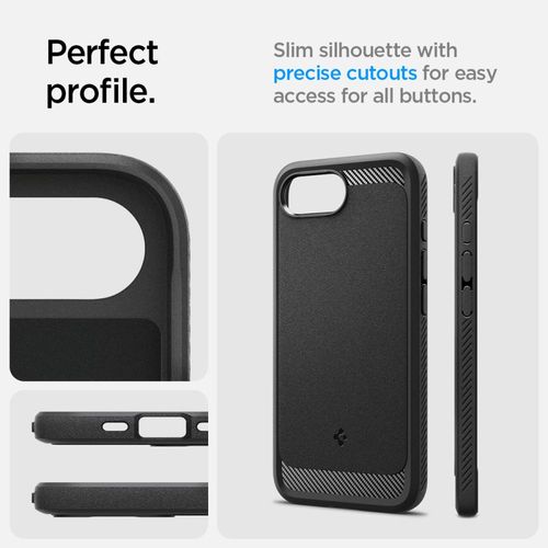etui case na iphone 16e rugged armor magsafe - czarne na Arena.pl