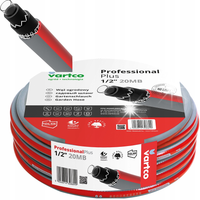 VARTCO WĄŻ OGRODOWY PROFESSIONAL PLUS TFS 20M 1/2" 6 WARSTW ELASTYCZNY