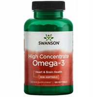 SWANSON HIGH CONCENTRATE OMEGA 120K KWASY EPA DHA