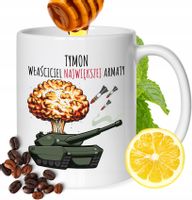 Kubek Dla Tymona Kolegi Przyjaciela Męża Z Nadrukiem Prezent Biały 330Ml