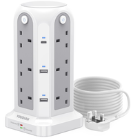 YOUDIAN Tower Extension Lead 12 Gniazd USB Listwa Zasilająca 2M