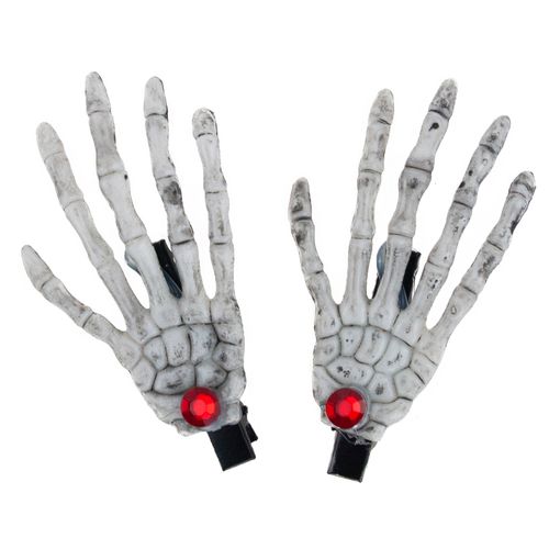 SPINKI DO WŁOSÓW HALLOWEEN KOŚCIOTRUP KOŚCI CZASZKA 3D DODATEK DO STROJU na Arena.pl