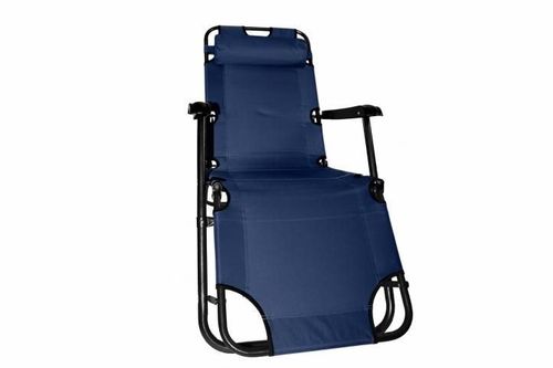 Składany leżak niebieski na Arena.pl