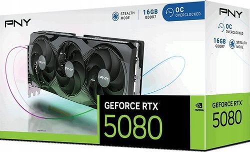 Karta graficzna PNY GeForce RTX 5080 OC 16GB GDDR7 (VCG508016TFXPB1-O) na Arena.pl