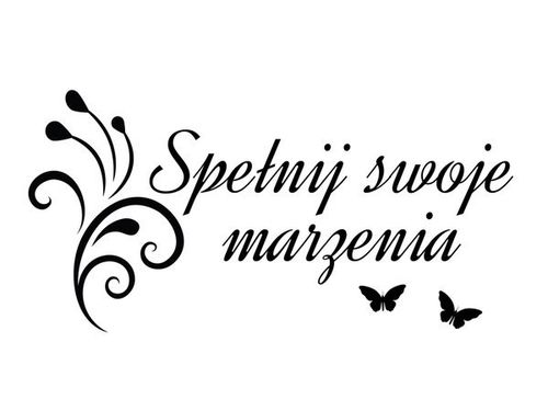 90 60CM OBRAZ NAPIS ...SPEŁNIJ SWOJE MARZENIA DRUK PŁÓTNO RAMA na Arena.pl