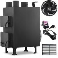 Piec szamotowy z nadmuchem NADMUCHOWY grzewczy WENTYLATOR koza 20kW