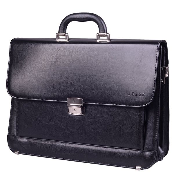 Teczka męska KEMER S 392/MB Czarna zdjęcie 2