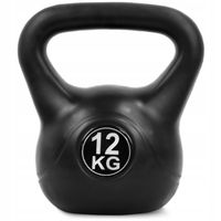 KETTLEBELL KETTLE 12 KG KULA ODWAŻNIK HANTLA CIĘŻAR DO ĆWICZEŃ FITNESS BELL