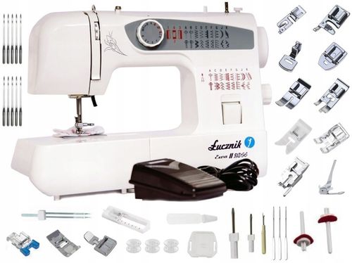MASZYNA DO SZYCIA domowa mechaniczna solidna Łucznik Ewa II 2014 + GRATIS na Arena.pl