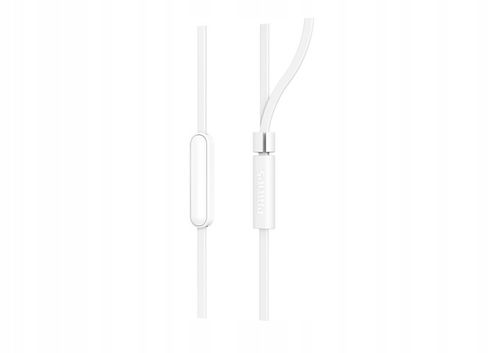 PHILIPS Przewodowe słuchawki dokanałowe białe na Arena.pl