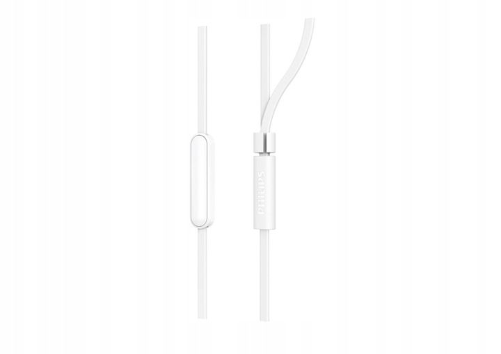 PHILIPS Przewodowe słuchawki dokanałowe białe zdjęcie 5