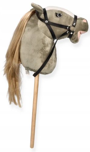 Premium Hobby Horse Konik na patyku Głowa konia kiju Skoczek SIWEK CZESANIA na Arena.pl