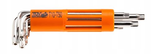 NEO KLUCZE IMBUSOWE TORX DŁUGIE ZE STALI CRV Z OTWOREM T10-T50 8EL 09-524 na Arena.pl