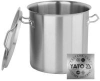 YATO GARNEK WYSOKI 17L INDUKCJA Z POKRYWKĄ 28x28cm STAL NIERDZEWNA YG-00013
