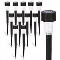 12x Lampa Ogrodowa Solarna LED Wbijana Gruntowa
