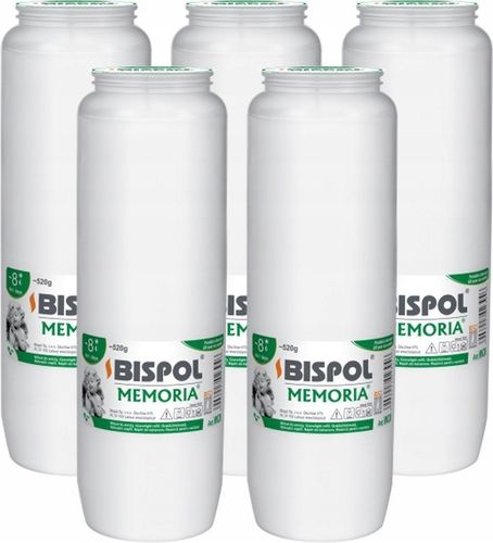 Wkłady Olejowe Do Zniczy Bispol W08 192h 16 Sztuk Długo Palące na Arena.pl